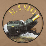 Футболка з малюнком "HIMARS" Coyote Brown 3 Футболка з малюнком "HIMARS" Coyote Brown 3