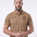 Koszulka polo taktyczna Ukrarmor Polo Reflex. Bawełna. Kolor Koyot 4 Koszulka polo taktyczna Ukrarmor Polo Reflex. Bawełna. Kolor Koyot 4