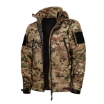 Комплект одягу Softshell Hawk Jacket & Pants. Захист від вітру та вологи. Мультикам 3