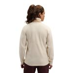 Женская кофта флисовая Black Diamond W Rift HZ Fleece Jacket, Chalk/Khaki 4