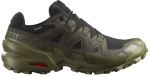 Кроссовки треккинговые Salomon Speedcross 6 Gore-Tex — Черный/зеленый