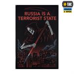 Банер M-Tac russia is a terrorist state 900x1300 Чорний