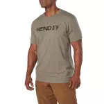 Футболка з малюнком "5.11 Tactical Send It" Stone Heather 3 Футболка з малюнком "5.11 Tactical Send It" Stone Heather 3