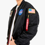 Куртка Alpha Industries Apollo MA-1 Bomber Jacket. Чорний 3