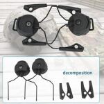 Адаптер ACM Headset Helmet Rail (black) для навушників Howard Leight Impact Sport 9 Адаптер ACM Headset Helmet Rail (black) для навушників Howard Leight Impact Sport 9