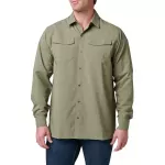 Сорочка тактична з довгим рукавом "5.11 FREEDOM FLEX WOVEN SHIRT - LONG SLEEVE" Tank Green