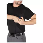 Футболка-кобура 5.11 Tactical "CAMS Short Sleeve Baselayer" Black 6