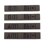Патч Camotec Група крові (2.5*13) Army Olive