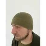 Шапка флісова. Олива. 2