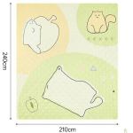 Килимок для пікніка Naturehike CNK2350WS010 210x240 см Light Green Print 2 Килимок для пікніка Naturehike CNK2350WS010 210x240 см Light Green Print 2