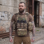 Комплект спорядження Vanguard Strike Kit (на базі плитоноски PRO). 25х30 см. Мультикам 3