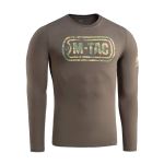 Футболка с длинным рукавом M-Tac Logo Dark Olive 3 Футболка с длинным рукавом M-Tac Logo Dark Olive 3