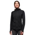 Жіноча флісова кофта з рукавом реглан Black Diamond W Coefficient Hoody, Black 2 Жіноча флісова кофта з рукавом реглан Black Diamond W Coefficient Hoody, Black 2