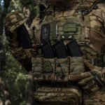 Одинарний закритий підсумок з клапаном під магазин АК/АR. Мультикам. 2 Одинарний закритий підсумок з клапаном під магазин АК/АR. Мультикам. 2