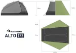 Палатка Sea to Summit Alto TR2, 2 человека – Зеленый 2 Палатка Sea to Summit Alto TR2, 2 человека – Зеленый 2