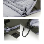 Спальник с капюшоном Naturehike U150 (от 11°C до -6°C), левый. Зеленый 3