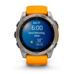 Смарт-годинник Garmin Fenix 8, 51mm, AMOLED, Saph. Ti/Bare/Grpht, SparkOrg/GrphtBd, GPS 7 Смарт-годинник Garmin Fenix 8, 51mm, AMOLED, Saph. Ti/Bare/Grpht, SparkOrg/GrphtBd, GPS 7