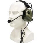 Активные защитные наушники Earmor M32 MOD4 (FG) Olive 7 Активные защитные наушники Earmor M32 MOD4 (FG) Olive 7