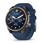 Смарт-годинник Garmin Quatix 8, 47mm, AMOLED, Saph, GPS. Синій