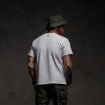 Футболка Basic Military T-Shirt. Battle Pup. Cotton/Elastane. Белый 4