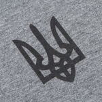 Футболка з малюнком "Тризуб Logo" Grey Melange 4 Футболка з малюнком "Тризуб Logo" Grey Melange 4