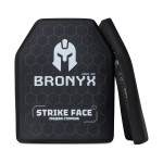 Керамическая бронеплита 4 класса Bronyx. Вес 2.5 кг. Размер L (26х33 см) 5