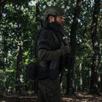 Бронежилет 4 класса (PRO). Вес 5.5 кг. Керамические плиты 2.2 кг. Черный 11