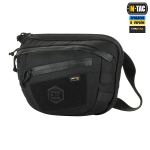 Сумка M-Tac Sphaera Hardsling Bag Large з липучкою Elite Чорна