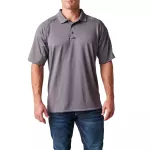 Футболка поло тактична з коротким рукавом "5.11 Tactical Performance Polo - Short Sleeve, Synthetic Knit" Storm
