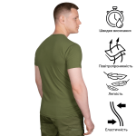 Футболка Modal Зелена (золотий тризуб) 2