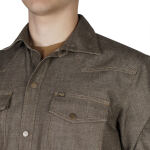Рубашка полевая "FABRI" denim Olive Melange Denim 6 Рубашка полевая "FABRI" denim Olive Melange Denim 6