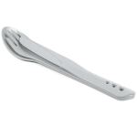 Вилка, ложка, чем Lifeventure Ellipse Cutlery, Light Grey 2