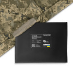 Каремат для сидіння розкладний потрійний 2-го класу захисту. Cordura 500D. Піксель (мм-14) 2