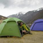 Намет двомісний зі сферичним куполом Naturehike Cloud Peak 2 NH17K240-Y 20D, темно-зелений 4