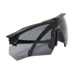 Окуляри захисні балістичні "ESS Crossbow Suppressor One Black with Smoke Gray Lense" Smoke Gray 8