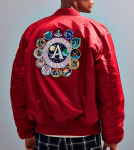 Куртка Alpha Industries Apollo MA-1 Bomber Jacket. Червоний 2
