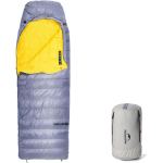 Пуховий спальний мішок Naturehike CW700 CNK2450WS048 розмір M жовто-сірий
