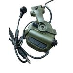 Активные защитные наушники Earmor M32X MARK3 Dual (FG) Olive Mil-Std 9 Активные защитные наушники Earmor M32X MARK3 Dual (FG) Olive Mil-Std 9