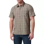Сорочка тактична "5.11 Tactical® Nate Short Sleeve Shirt" Tank Green Plaid 3