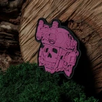 Патч (шеврон) «Totenkopf+dtnvs gen.1» R3ICH. М’який ПВХ пластик. Рожевий 3 Патч (шеврон) «Totenkopf+dtnvs gen.1» R3ICH. М’який ПВХ пластик. Рожевий 3