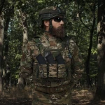 Одинарний підсумок під магазини АК/АR (тканевий). Мультикам 6