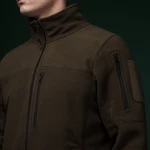 Флисовая кофта Ukrarmor Patrol Pullover Fleece Ranger green. Polyester, windproof 3 Флисовая кофта Ukrarmor Patrol Pullover Fleece Ranger green. Polyester, windproof 3