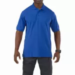 Футболка Поло тактична з коротким рукавом "5.11 Tactical Professional Polo - Short Sleeve" Academy Blue
