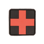 Нашивка на липучці Sturm Mil-Tec "First Aid Patch PVC 3D Large" Black