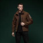 Флисовая кофта Ukrarmor Patrol Pullover Fleece Coyote. Polyester, windproof 2 Флисовая кофта Ukrarmor Patrol Pullover Fleece Coyote. Polyester, windproof 2