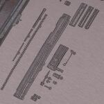 Футболка з малюнком "MP-40 SUBMACHINE GUN LEGEND" Iron Grey 7 Футболка з малюнком "MP-40 SUBMACHINE GUN LEGEND" Iron Grey 7