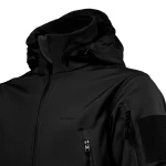 Комплект одягу Softshell Hawk Jacket & Pants. Захист від вітру та вологи. Чорний 7