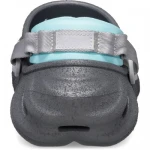 Крокси сабо Crocs Echo Sandstorm Clog (Slate Grey/Multi). Сірий 3