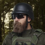 Балістичний шолом PASGT. Кевлар. Рівень захисту NIJ IIIА. Чорний 4 Балістичний шолом PASGT. Кевлар. Рівень захисту NIJ IIIА. Чорний 4