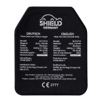 Плита керамика 6 класс Shield Germany® SK4. Вес 2.65 кг. 25х30 см.